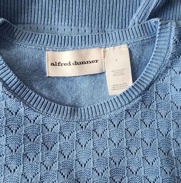 Alfred Dunner Blue Knit Top - Picture 3 of 6